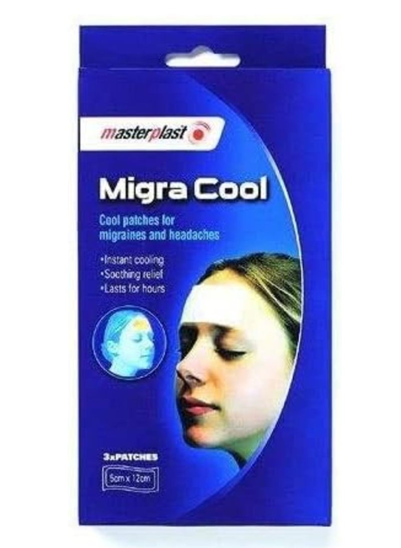 Migra Cool First Step – Cooling Gel Patches for Headache & Fever Relief